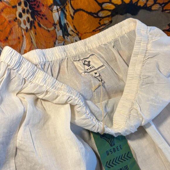 NWT Designer Bsbee 100% Cotton Slip Skirts, Multiple Sizes, Cream 100% Cotton - Picture 4 of 10